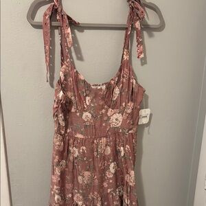 Altar'd State Pink Floral Dress